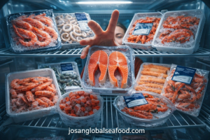 Seafood export company from Indonesia supplying premium frozen seafood products